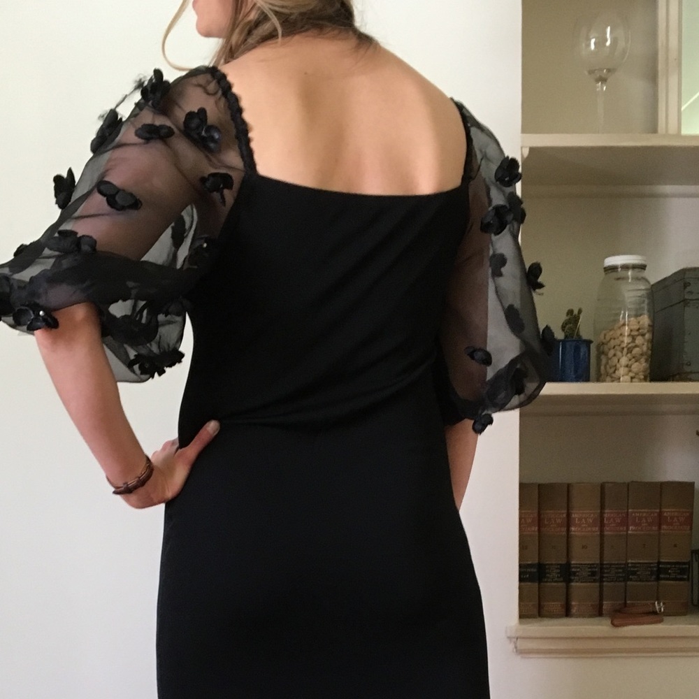 Black Vintage Dress - Picture 7 of 7
